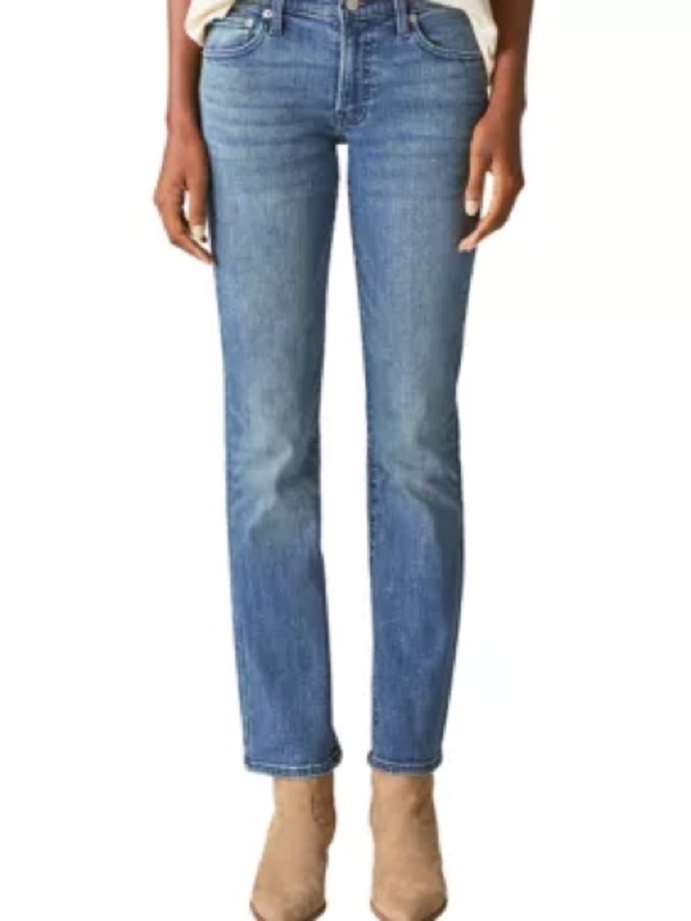 Lucky brand women’s plain blue jeans
